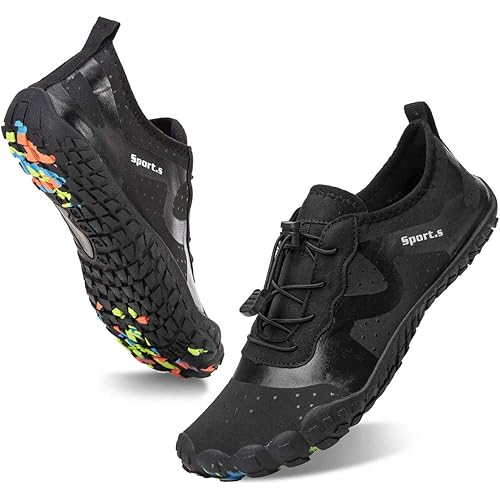 Water Shoes for Men Barefoot Quick-Dry Aqua Sock Outdoor Athletic Sport Shoes for Kayaking, Boating, Hiking, Surfing, Walking