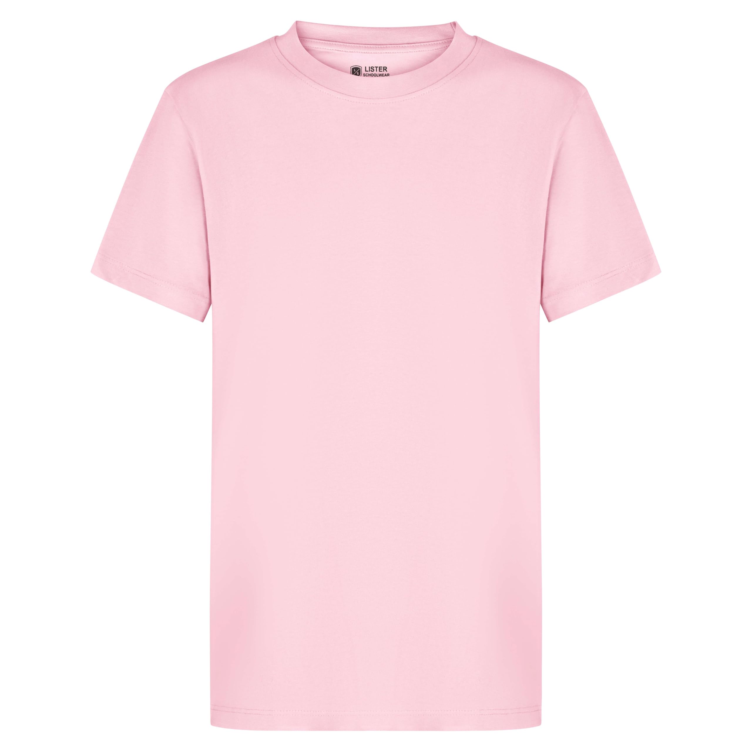 Ages 1-15 Kids Plain Blank T-Shirt Tee Shirt 100% Cotton Boys Girls Childrens Softspun Unisex School Uniform P.E. Gym — view 23