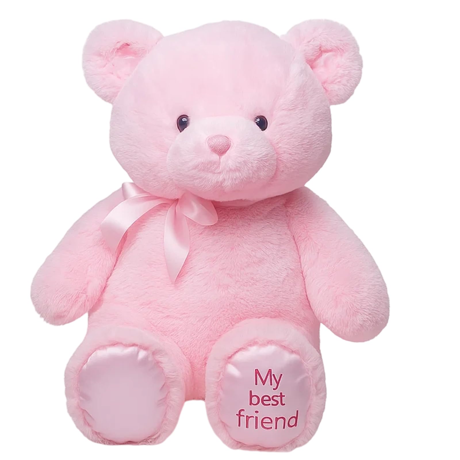 GYTFOG Teddy Bear, Pink Stuffed Animal, Cuddly Toy for Comfort, Plush Teddy Bear with Soft, Soft Cuddly Stuffed Animal Toy for Women Children