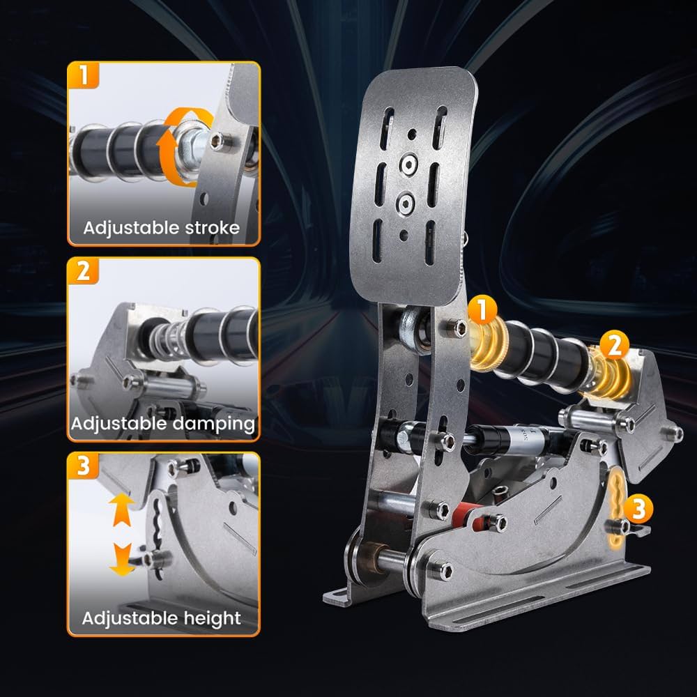 SIM JACK 油圧ペダル 最上位モデル PRO-P3-H3-DB SIM JACK 油圧ペダル 最上位モデル PRO-P3-H3-DB SIM JACK 油圧