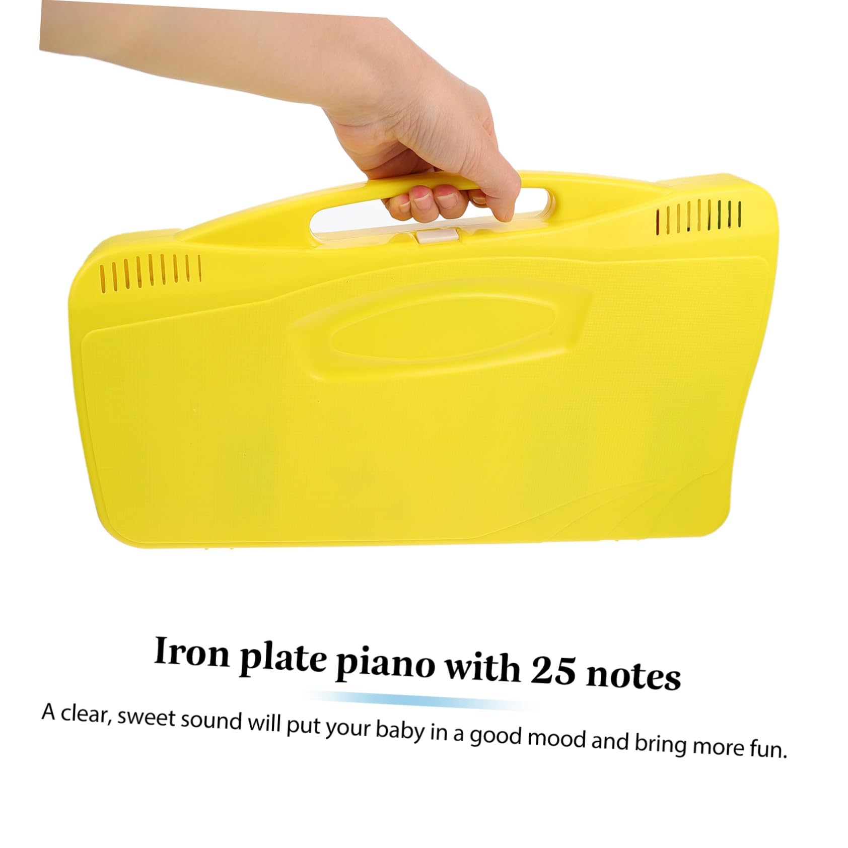 Metallofono Blu in Ferro e Plastica per 25 Note Ragazzo Ragazza | Tasti Colorati, Suono Chiaro, Strumento Orff, Gioco Educativo per Child