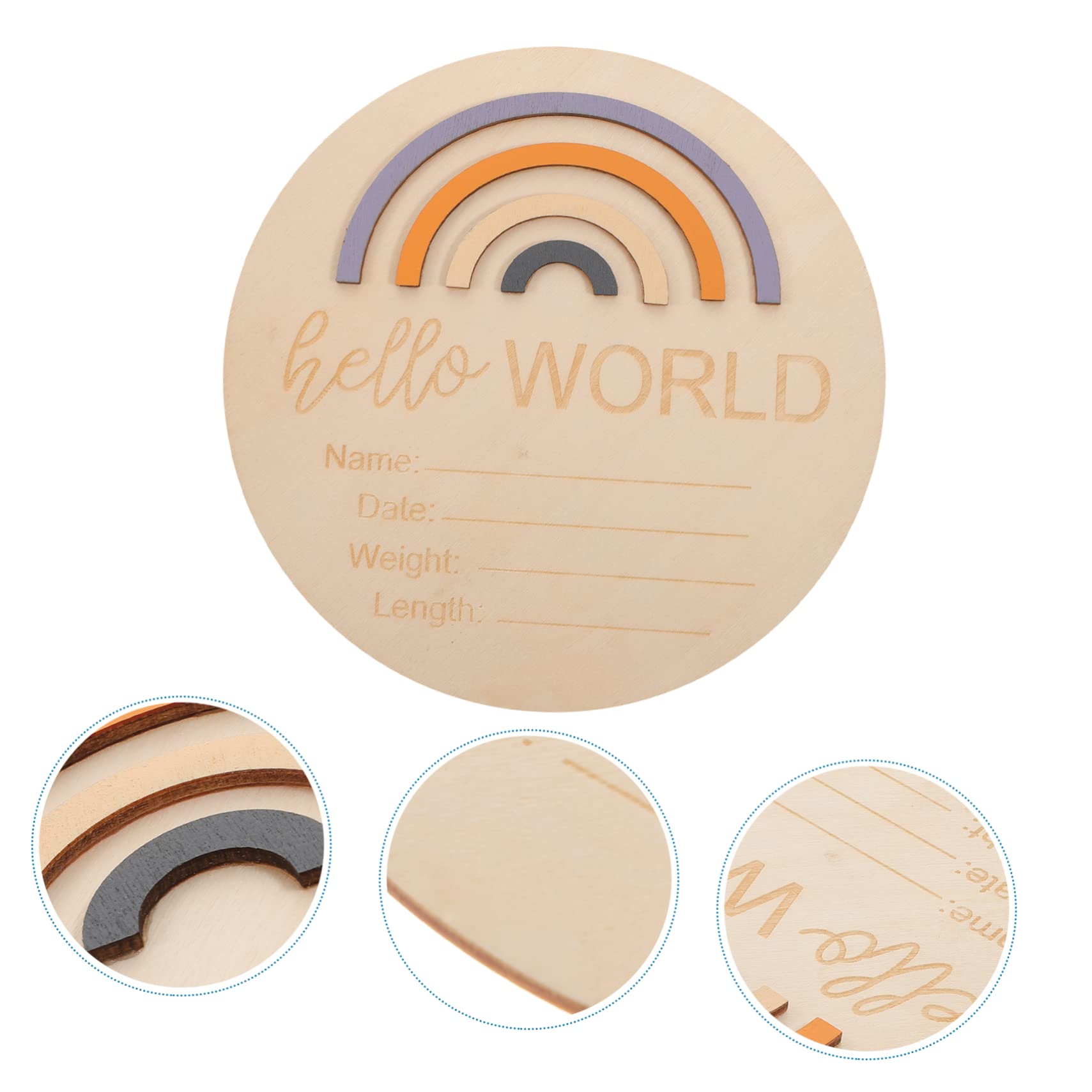 Toddmomy Milestone Card Birth Announcement Photo Prop for Newborns Monthly Milestone Sign for Boys for Capturing Special Moments