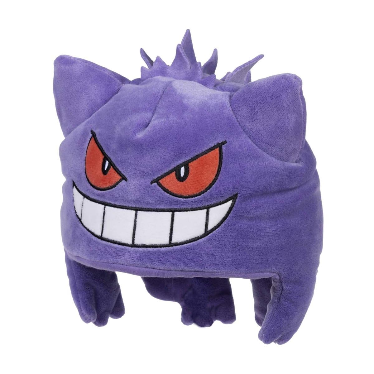Pokémon Center: Gengar Pokémon Partner Plush Hat (One Size-Adult) Multicolored