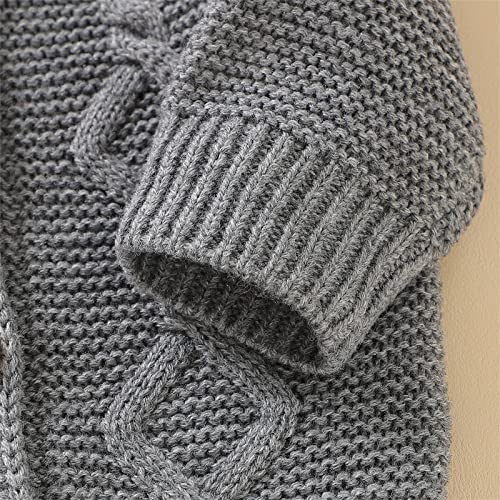Baby Girls' and Toddler Long Sleeve Button Front Cardigan Knit Sweater Boys Knitted Sweatshirt Jacket Cute Crochet Cardigan4
