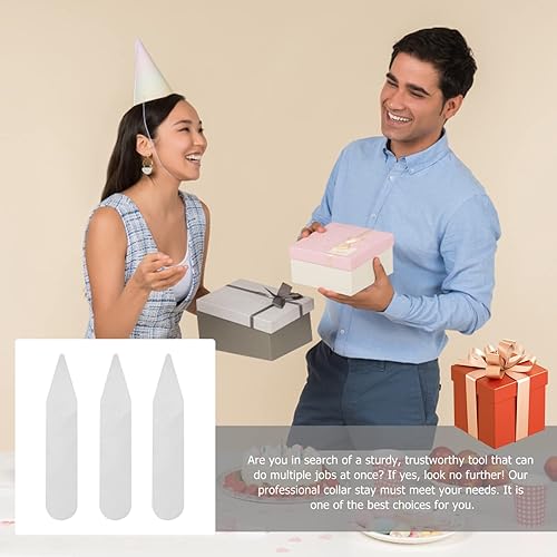 Miniatura 8 de Cabilock Camisas para hombre, camisas para hombre, camisas para hombre, 300 unidades, cuello de plástico, se mantiene el cuello de plástico, camisa