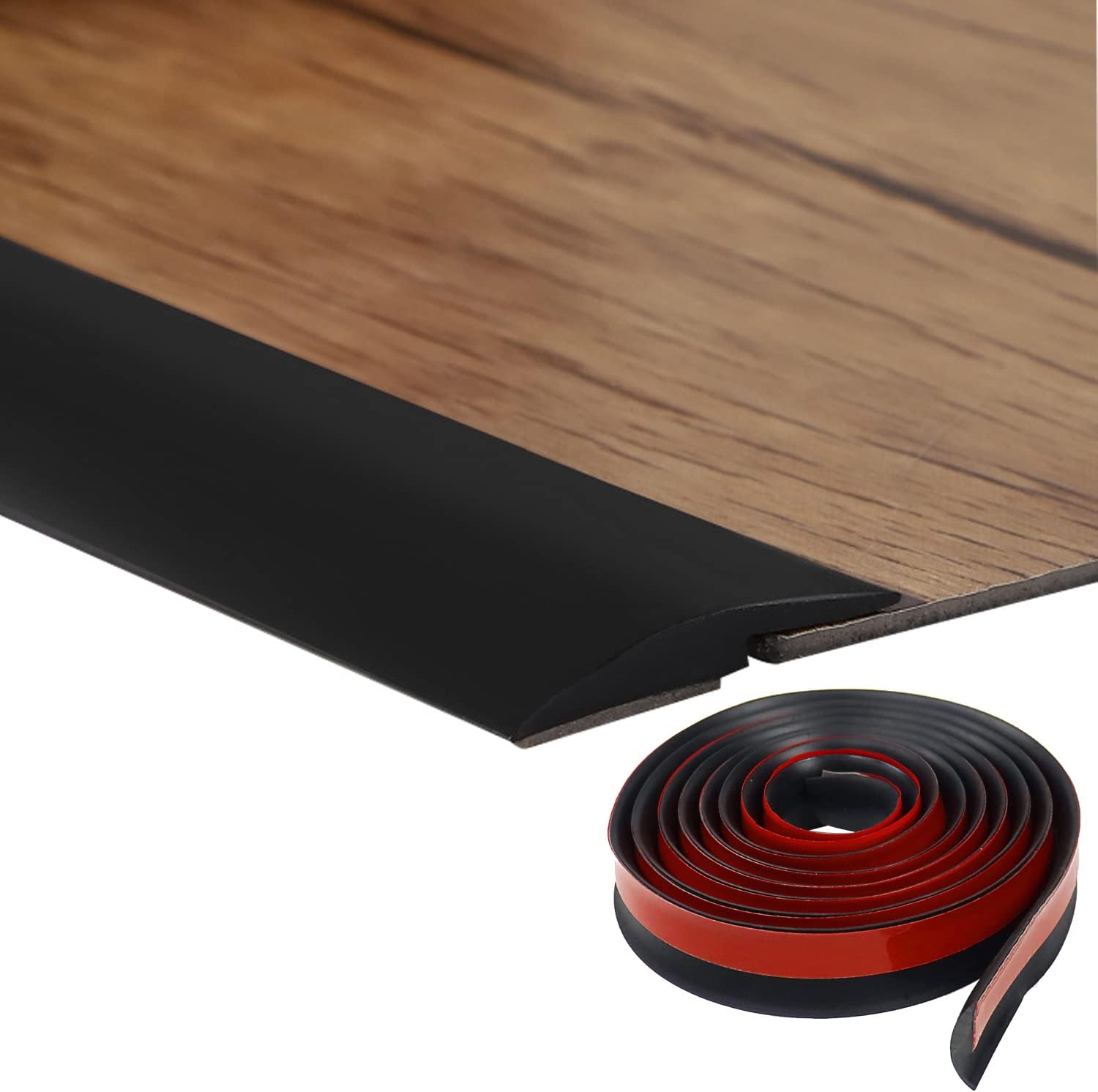 2M Carpet Edge Strip Self Adhesive Floor Planks Carpet to Laminate Door