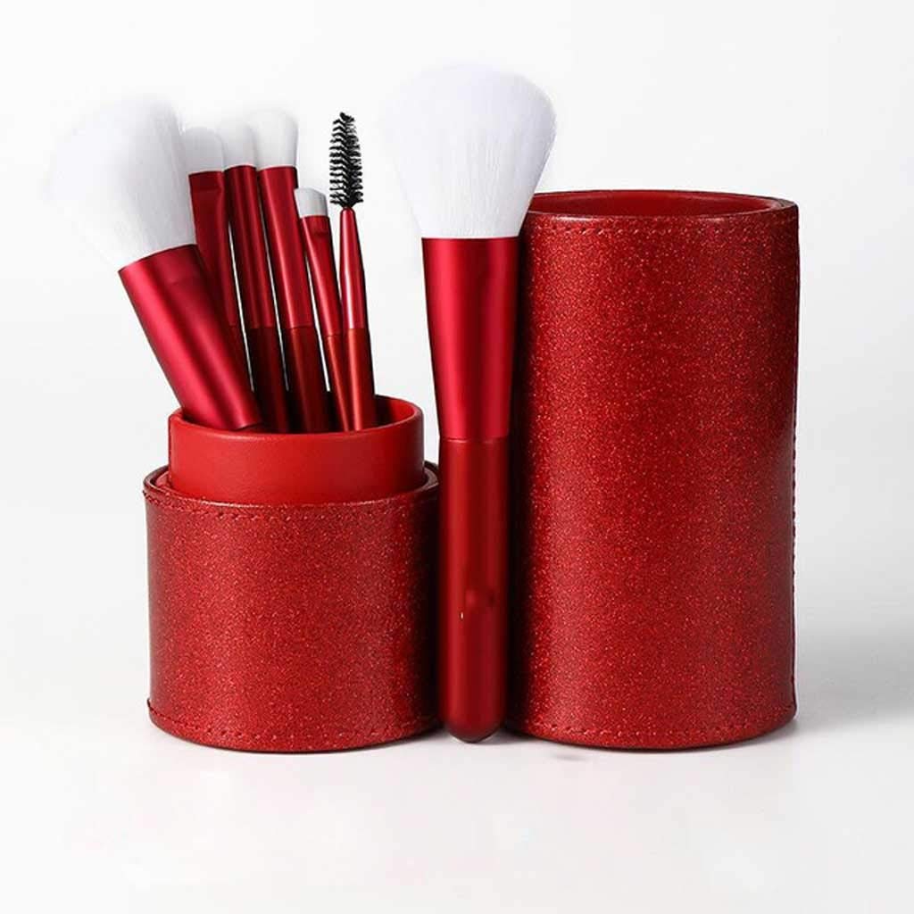 Make-up-Pinsel 7PCS Make-up Pinsel Set Frauen Schönheit Kosmetische Werkzeuge Professionelle Rouge Pulver Fundament Lidschatten Make-up-Werkzeuge for Gesicht Neue Kosmetikprodukte (Color : C)