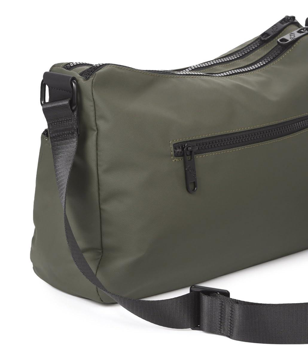 KCB Bandolera Grande Dual | Gran Capacidad y Organización | Bolsillos Multiusos con Cremallera | Material Resistente | Asas Ajustables | 100% Vegano