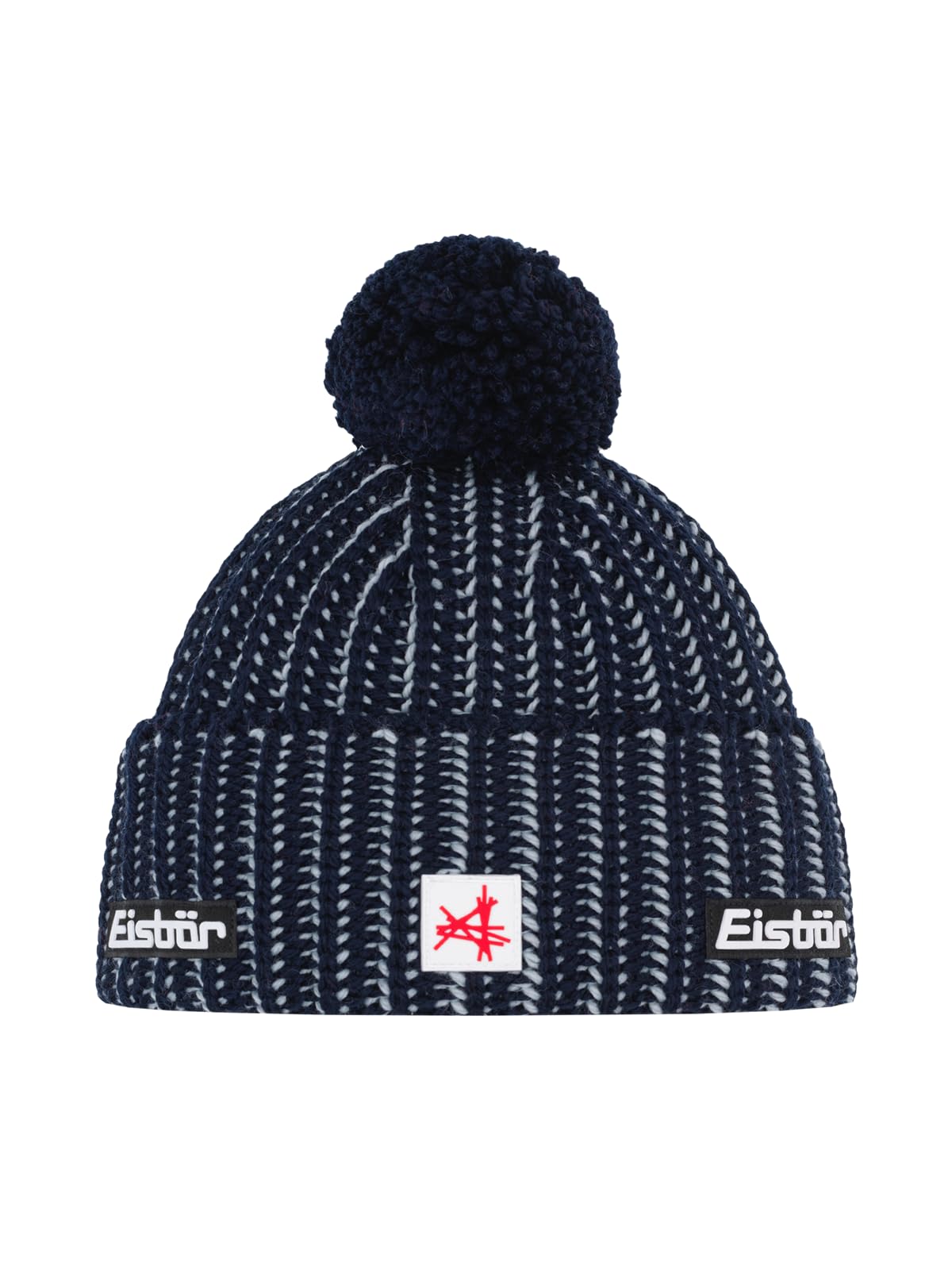 Eisbär Mütze Herren & Damen Ronda Pompon Ski Austria - Merino Wintermütze Unisex mit Fleece schützt vor Kälte und Wind - Bommelmütze warme Lifestyle Strickmütze mit Pompon Haube aus Österreich