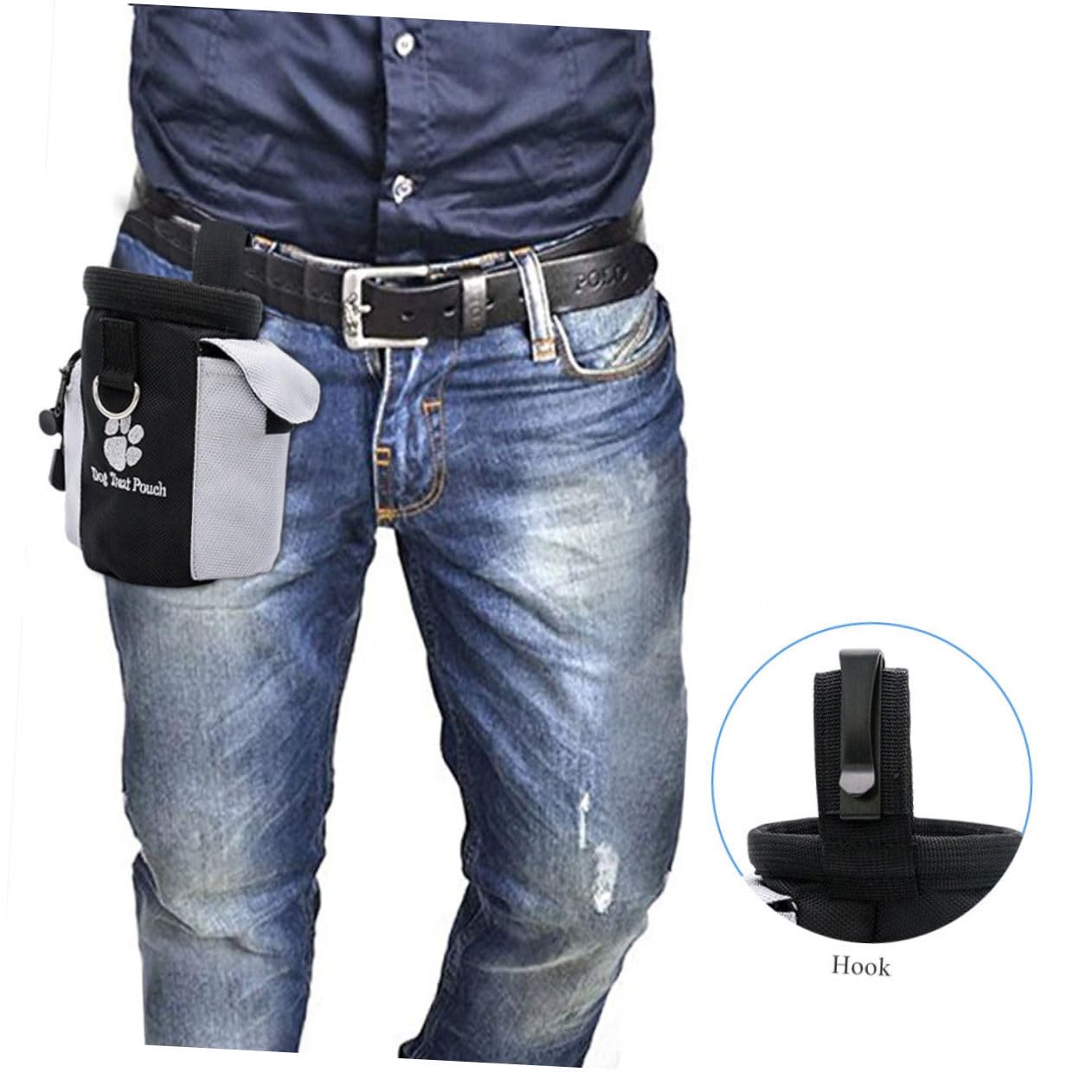 Sosoport 3pièces Entraînement Pour Animaux De Compagnie Sacoche à Friandises Avec Cordon De Serrage Pour Transporter Jouets Nourriture Et à Déjections Pratique Et Ergonomique