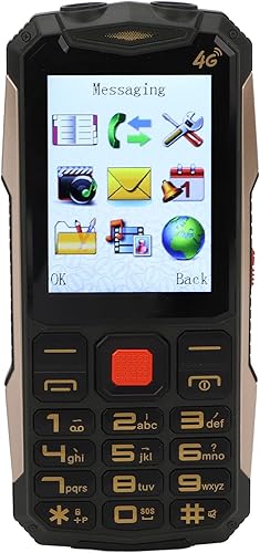 Yunseity Teléfono celular desbloqueado para personas mayores, pantalla clara, botones grandes, volumen, fácil teléfono móvil, compatible con SOS,