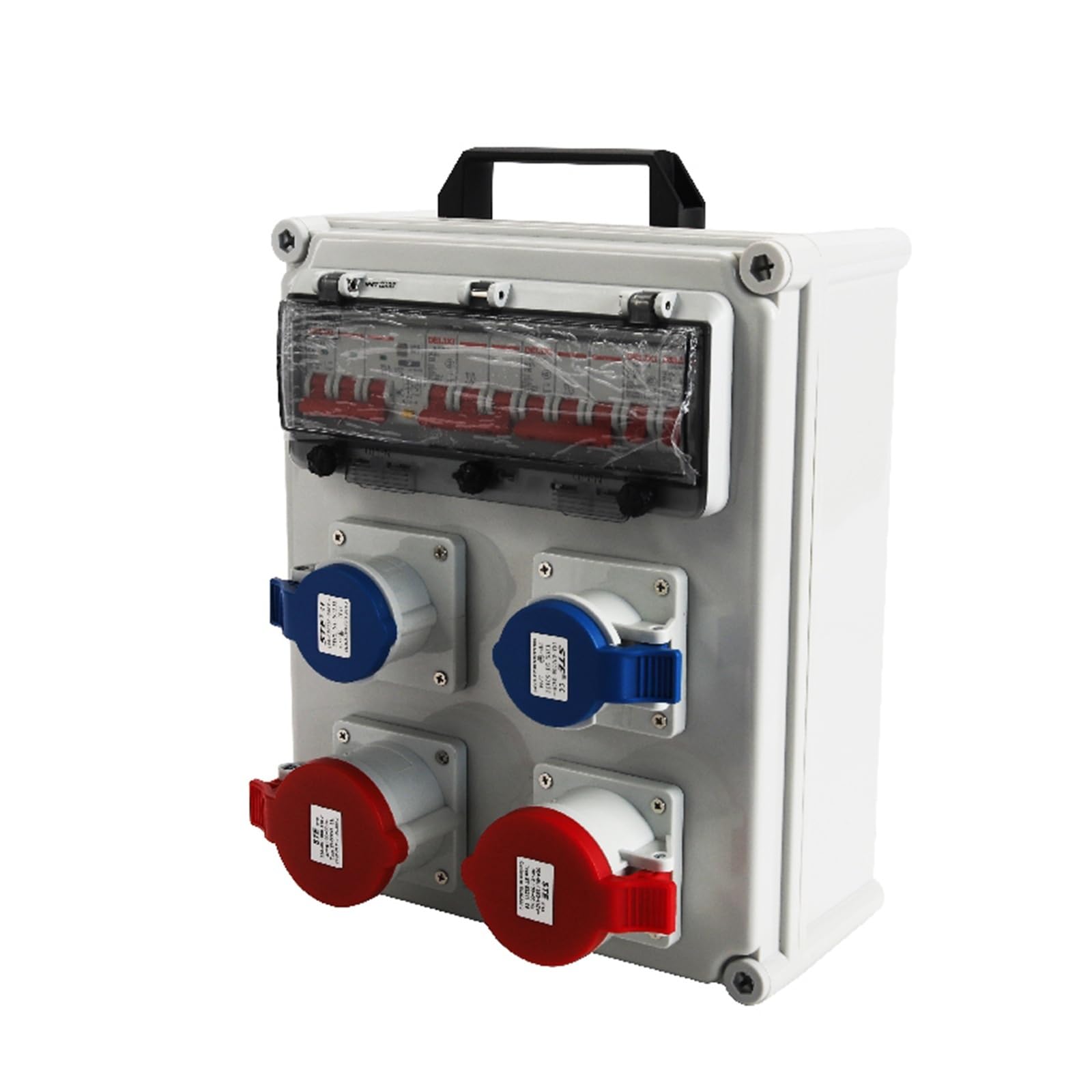 5-Hole 32A Plug Small Smart Socket Plug ABS Low-Voltage Plugs — view 2