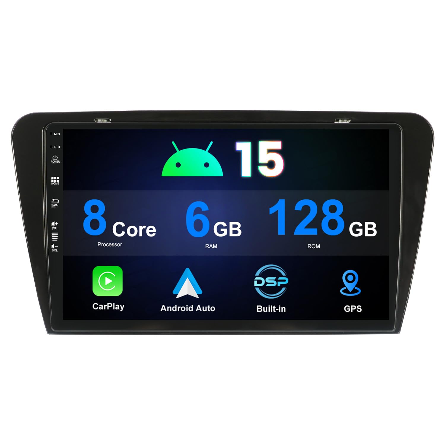 10,1 palcové ANDROID 10 Autorádio - Škoda OCTAVIA 2 (2 32GB) -CarPlay