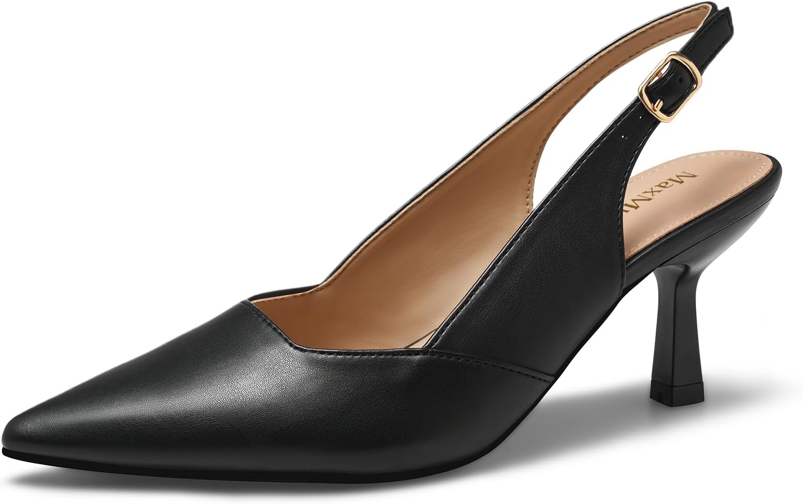 - Women's Slingback Kitten Heels, 2.95 Inch Pointed Toe Pumps Shoes, Elegant Dress Shoes for Wedding Party Prom Business, Valentine's Day Gift for Her