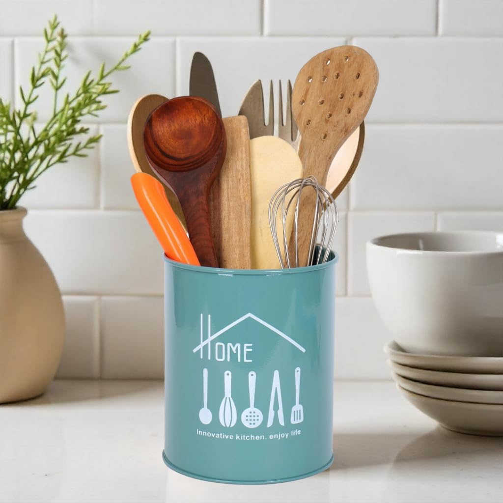 SHYAMA HOMES Cutlery Holder/Organizer, Utensils Stand for Kitchen,Ladle Holder Metal Tableware - Spoon, Knife, Fork, Chopstick,Daily use Kitchen Utensils (IVORY) (B0DC44DCXT) Amazon Price History, Amazon Price Tracker