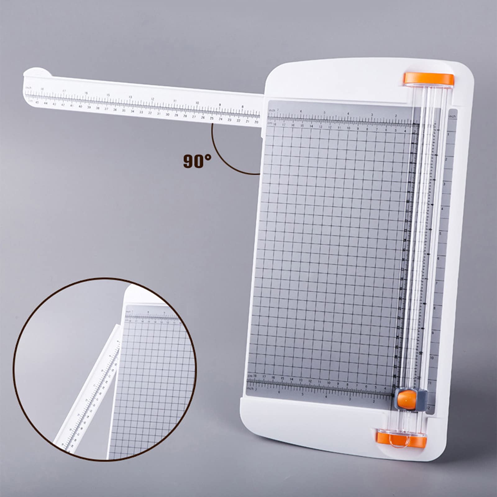 Papierschneider, Papierschneidemaschine, Guillotine-Papierschneider, A4, Scrapbooking, mit automatischer Sicherheitssicherung und seitlichem Lineal zum Schneiden von Coupons, Bastelpapier und Fotos