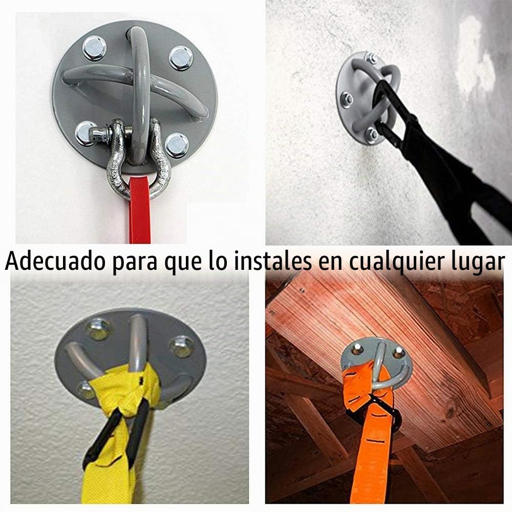 Entrenamiento en suspensión techo fijación para cualquier modelo de Soporte para montaje en pared/techo el gimnasio Home Cintas de suspensión Fitness Training
