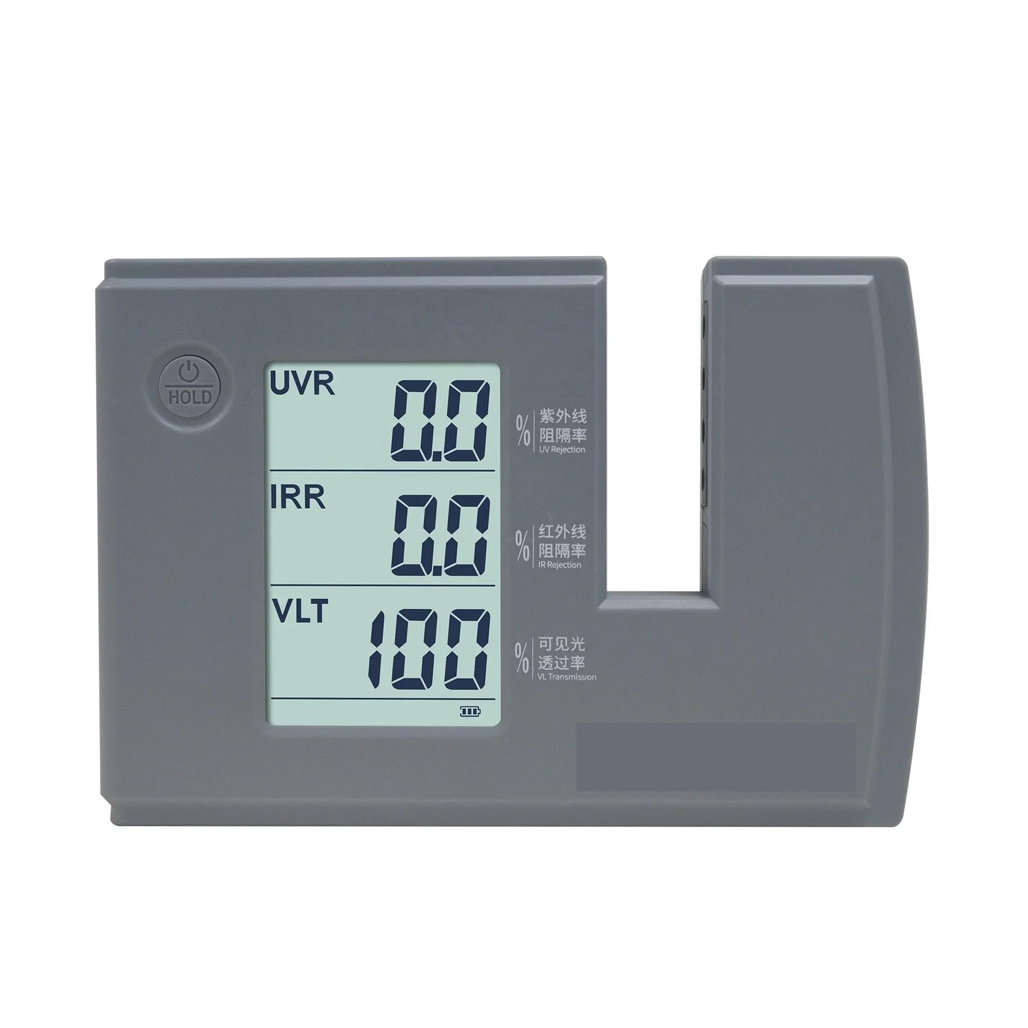 Tint Meter, Portable Window Tint Meter, 101 Transmission Ultraviolet Infrared Rejection Rate Visible Light Light Meter, Photography Uv Test