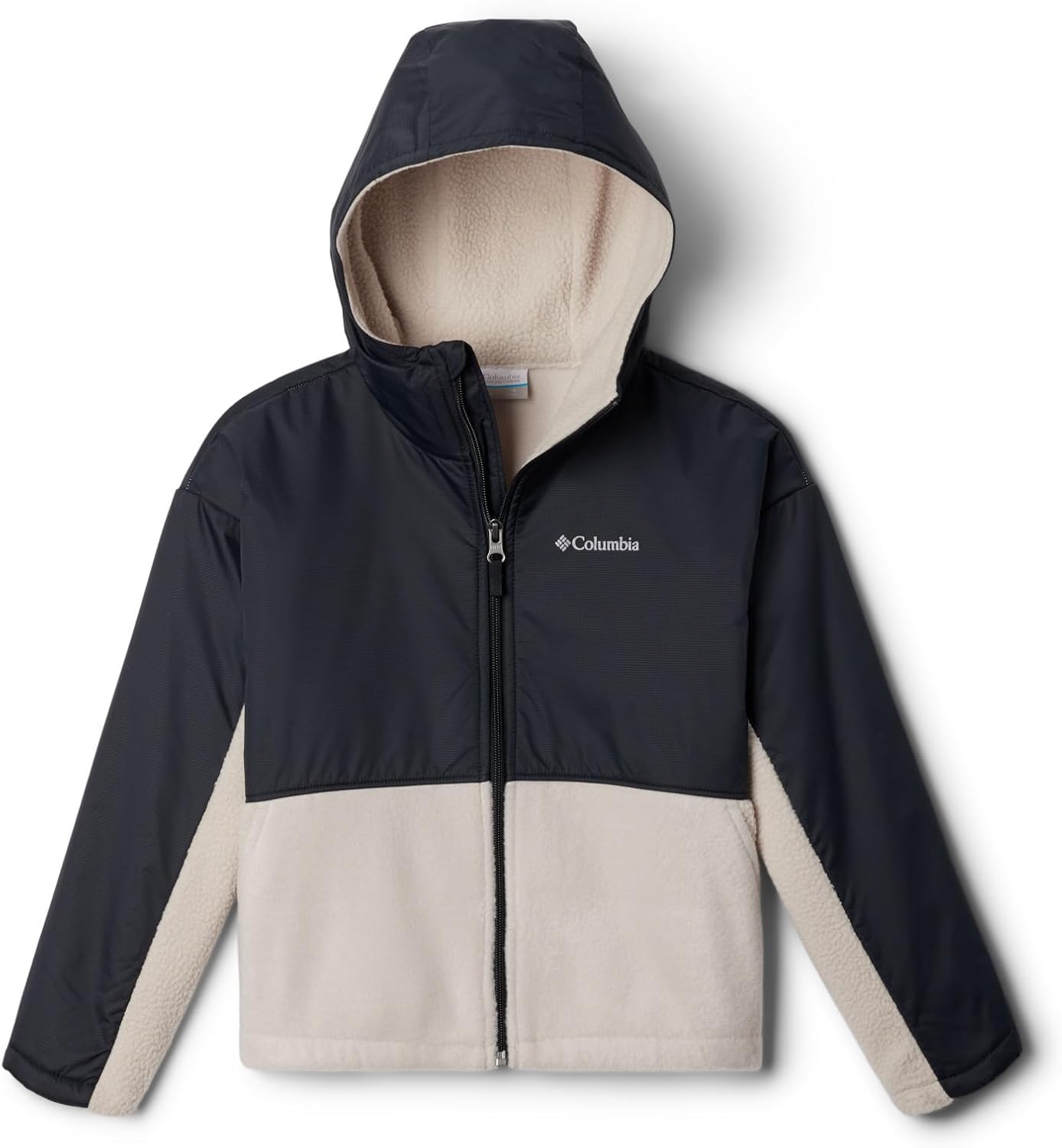 Columbia Girls' Benton Springs Novelty Hooded Fleece
