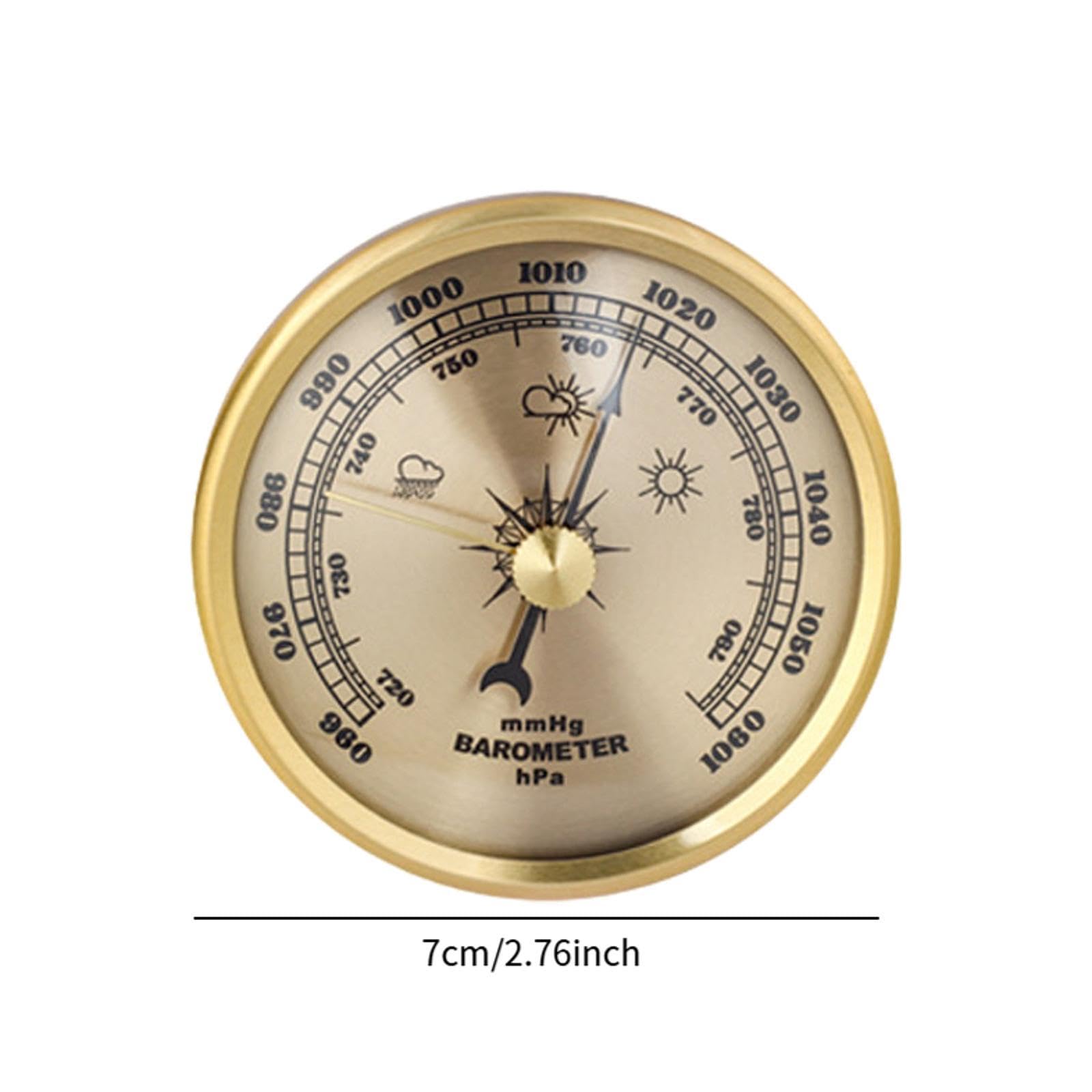 Amazon.co.jp: GUOOL 気圧計 アネロイド気圧計 mmHg/hpa 70 mm