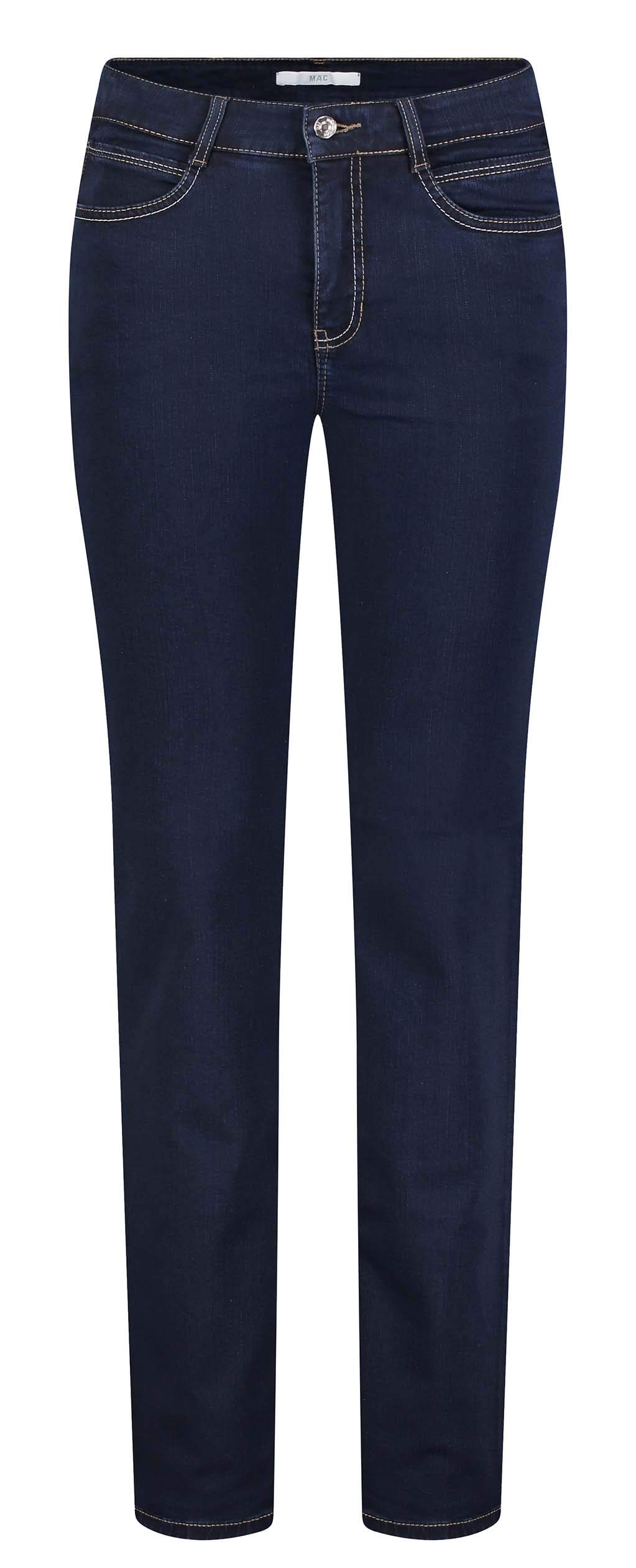 Mac Angela Ladies Jeans Straight - - W40 / L34, Noir (Black D999