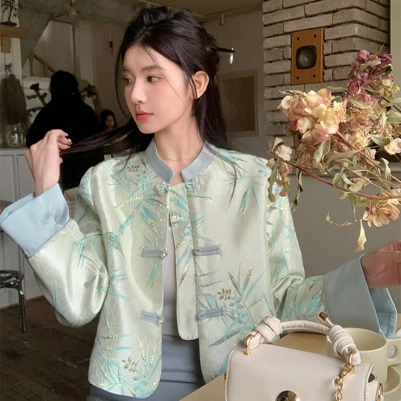 Chemise courte ample style chinois solution veste légère