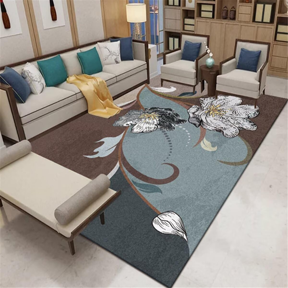 Tapis de moderne dressing de style traditionnel pour décoration de chambre et salon