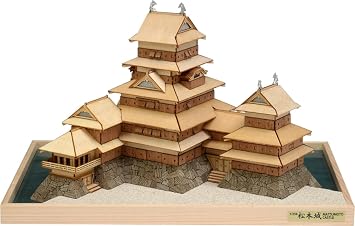 Woody Joe 1/250 Matsumoto Castle Wooden Model Building Kit