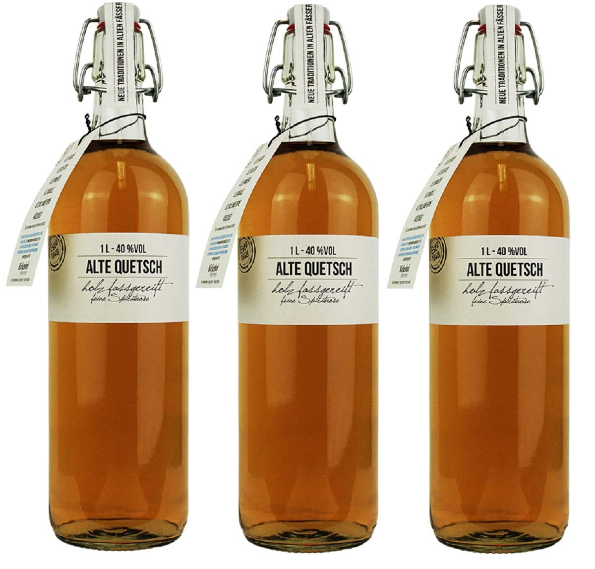 31,66€/l Birkenhof Alte Quetsch 3 x 1,0 Liter in Bügelflasche