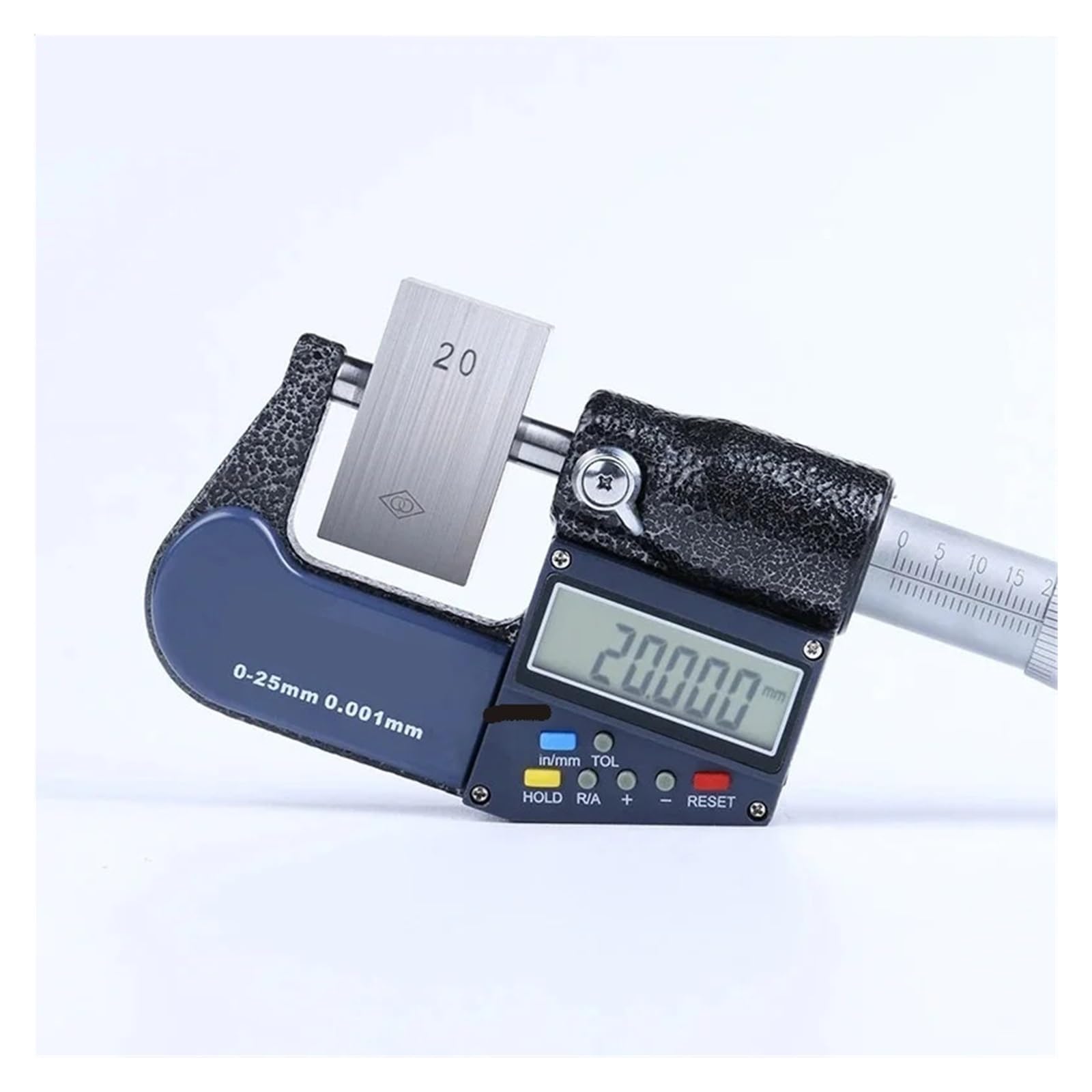 Micrometro, Micrómetro Digital electrónico Syntek for Exteriores de 0,001 mm, Calibre de 0, 25, 50, 75 y 100 mm, Herramientas de medición con Punta de carburo Measuring Tools(75-100mm)