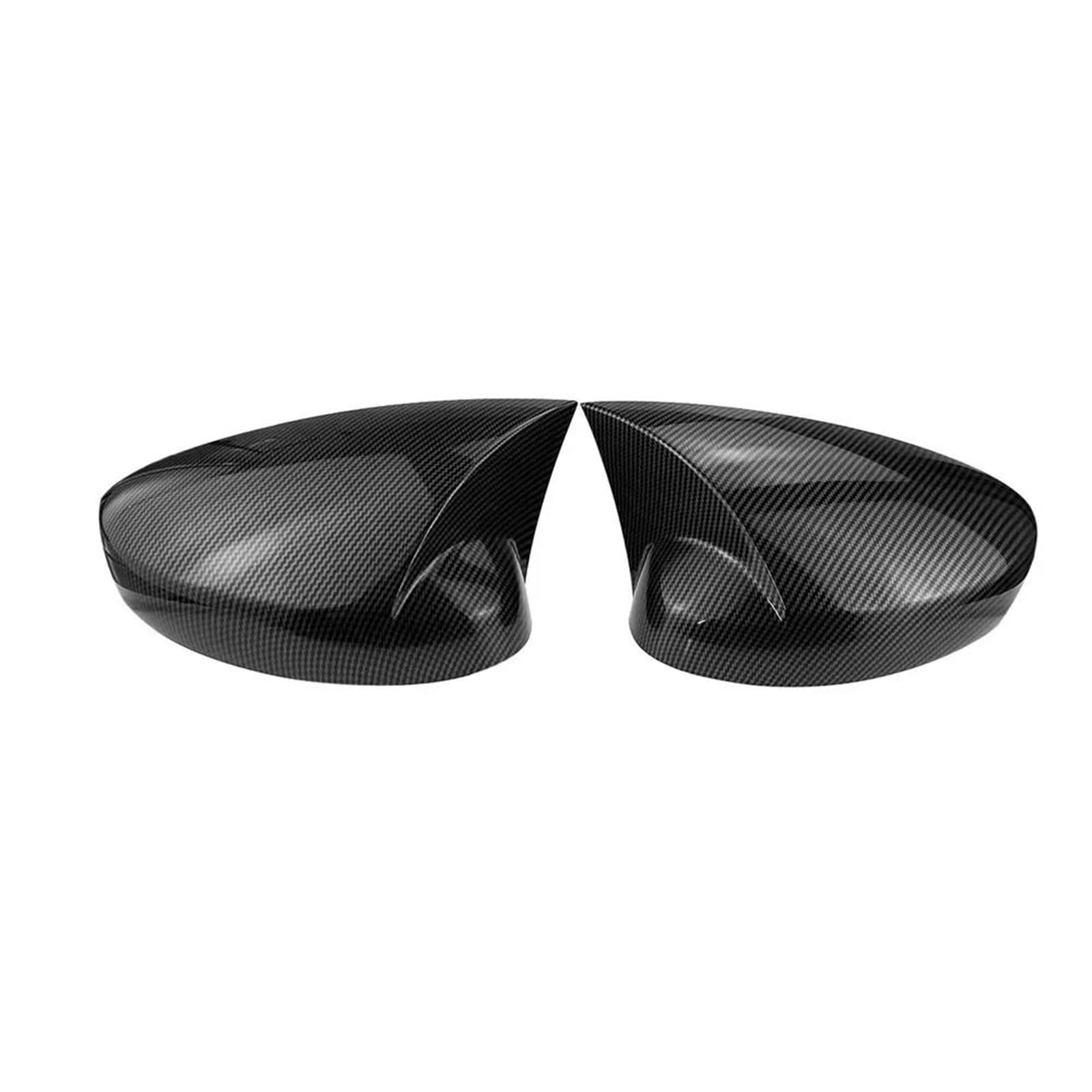 Zapora Style 2 Car Sticker Rearview Side Mirror Cover Wing Cap Exterior Door Case Trim Carbon For Civic 11Th 2022 2023 2024(Style 2)