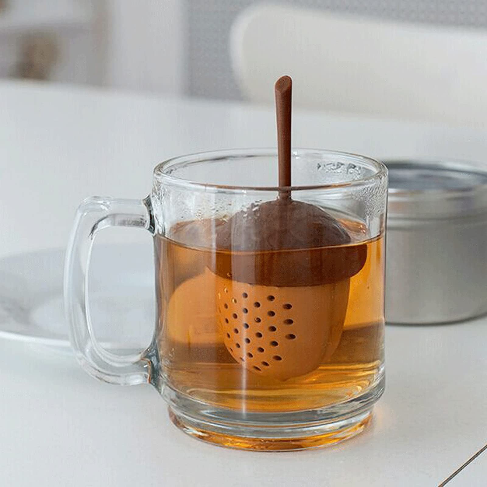 Filtro de silicona para bolsas de té, accesorios de cocina, difusor de especias, filtro de hierbas (1 unidad)