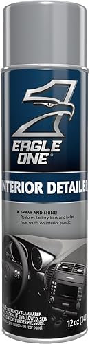 Eagle One Detallador de interiores de automóvil, espray detallador de un paso para automóviles, camiones, 12 onzas