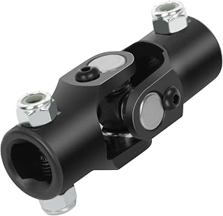 SCITOO Steering Shaft U Joint 3/4" 36 Spline to 3/4" DD Single Black