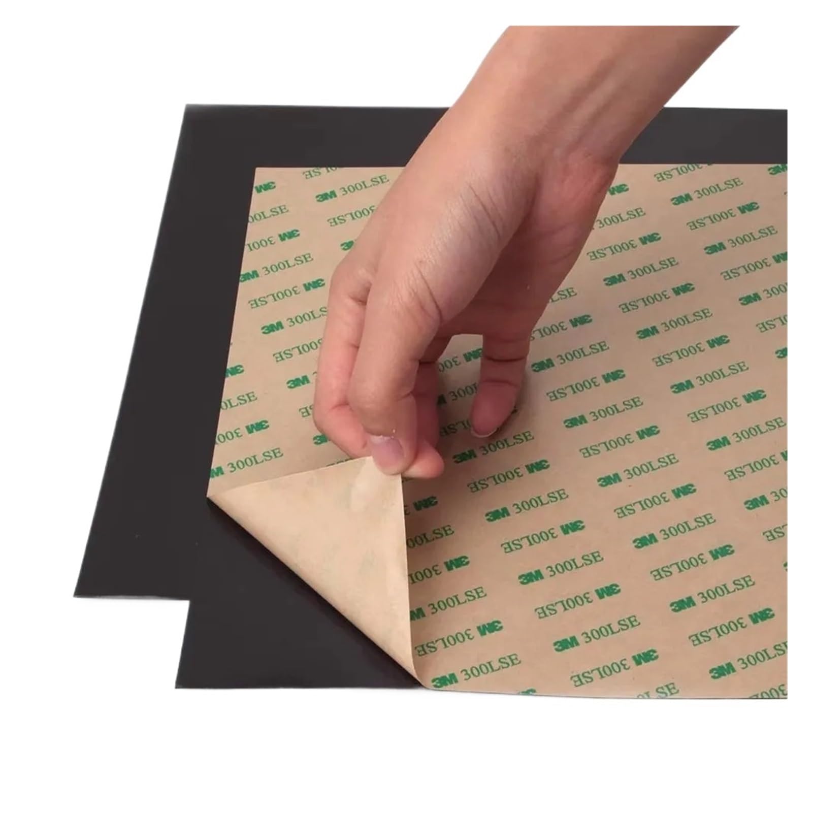 ENERGETIC 1,2 mm Magnetaufkleber mit 300LSE Klebstoff, temperaturbeständig bis 120 °C, for 3D-Drucker-Stahlblech(310x320mm)