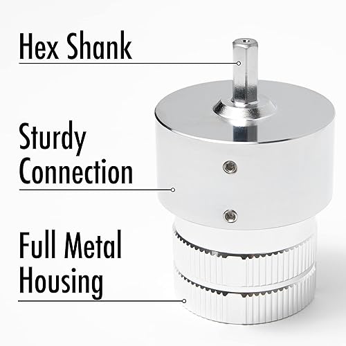 Miniatura 9 de Herramienta de desbarbado para tubería de cobre, tubo de PVC, Escariador de tubo exterior interior de metal de 14 a 1-58 pulgadas, limpiador de