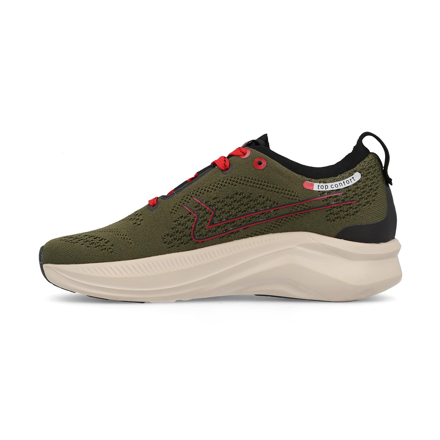 Paredes LD26604 Zapatillas Deportivas LD26604, para Hombre en Color Kaki con Plantilla Memory Foam, Paredes Hombre Deportivos