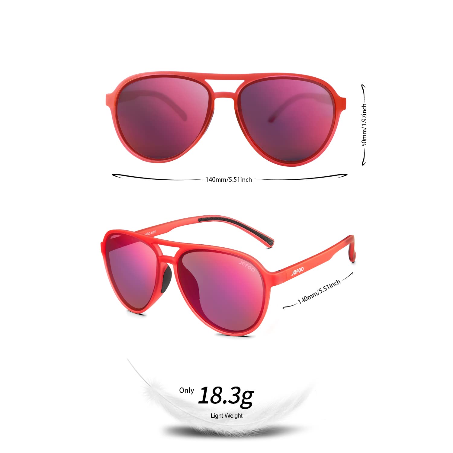 Occhiali da sole sportivi polarizzati leggeri occhiali da aviatore per uomo donna moda classico retrò corsa escursionismo spiaggia all'aperto