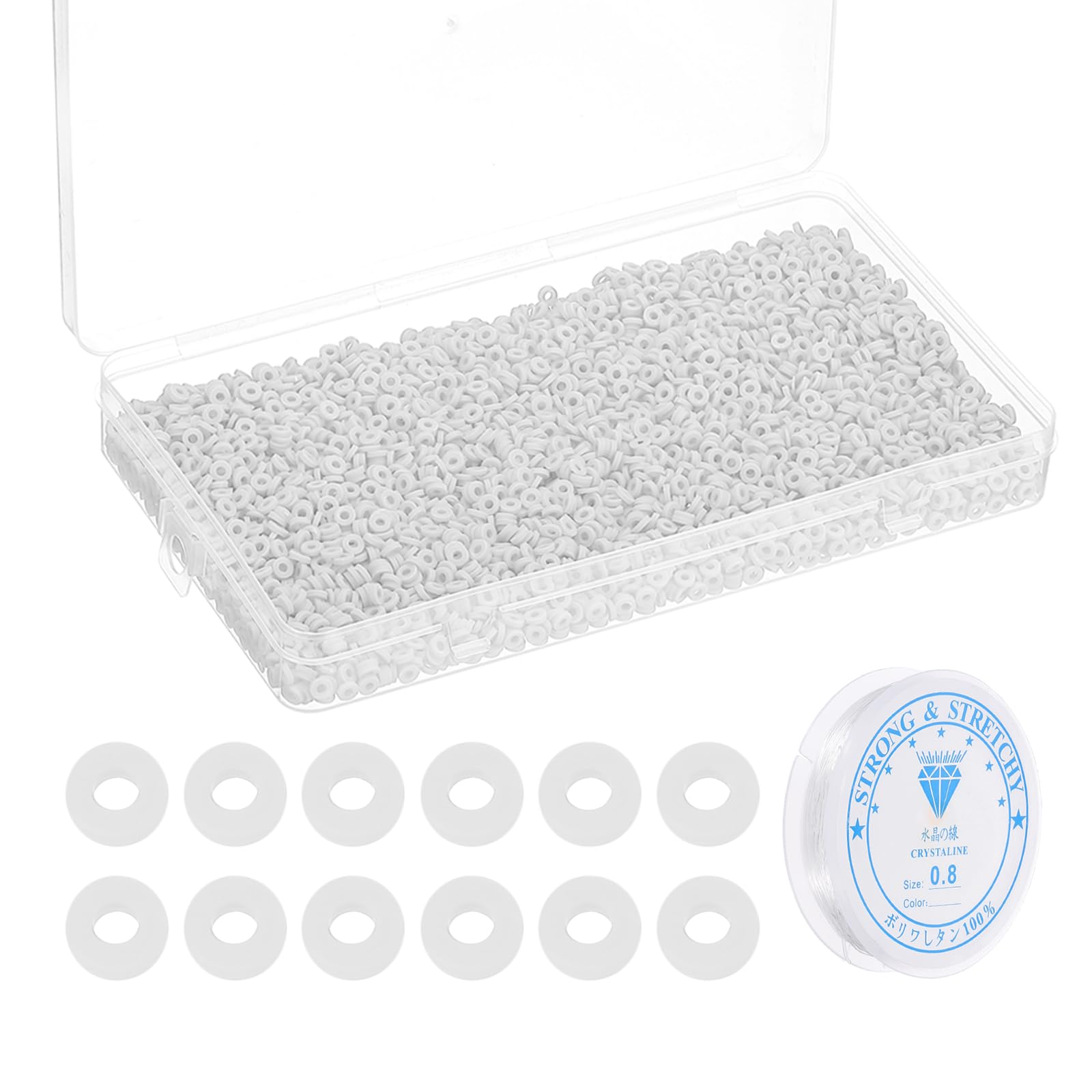 PATIKIL 4000 Pcs Clay Beads Bracelet Making Kit