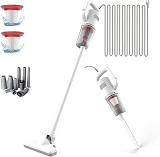 Stick Corded Handheld Vacuum Cleaner 26ft Cord Electric Broom for Pet Hair Hardwood Floor Cat Litter Cleaning