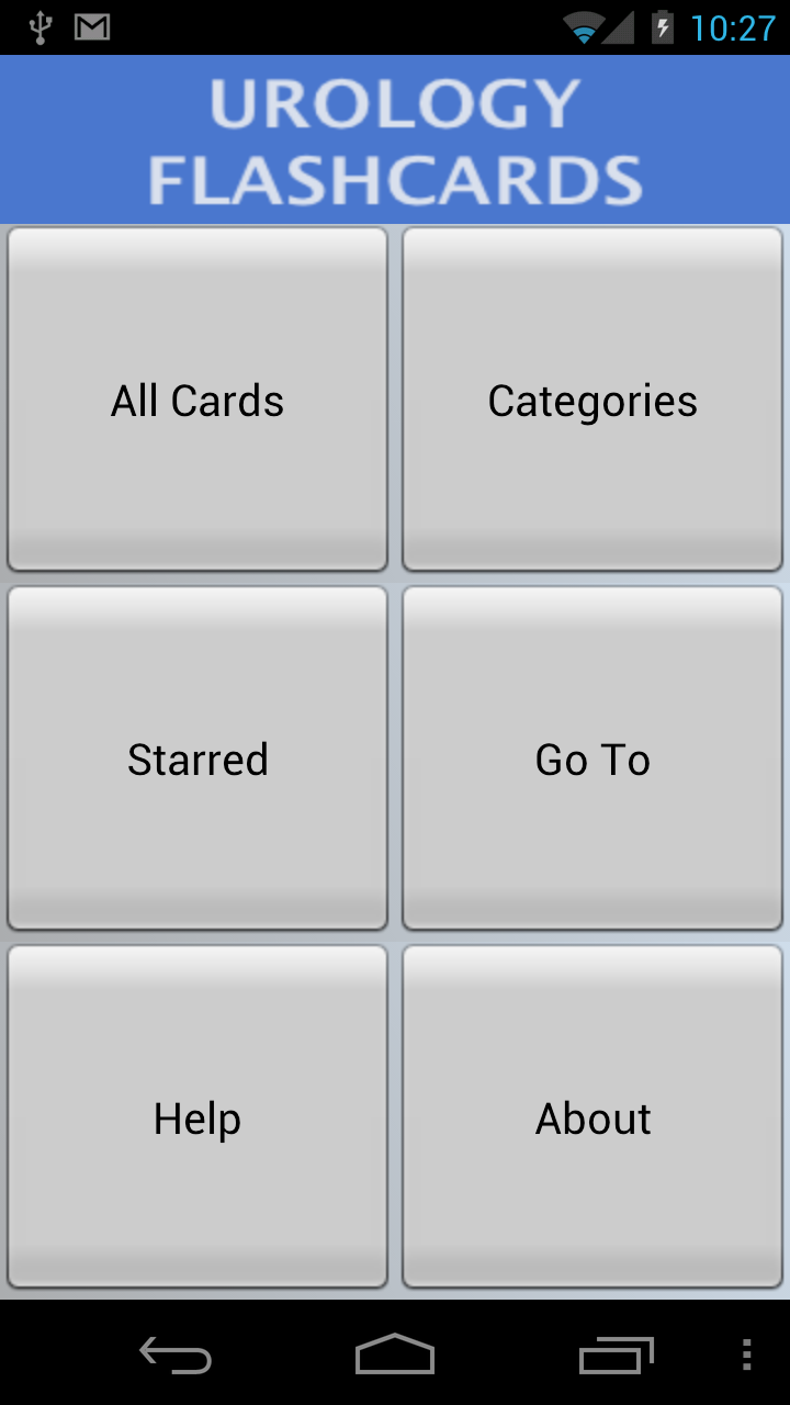 Urology Flashcards App on Amazon Appstore