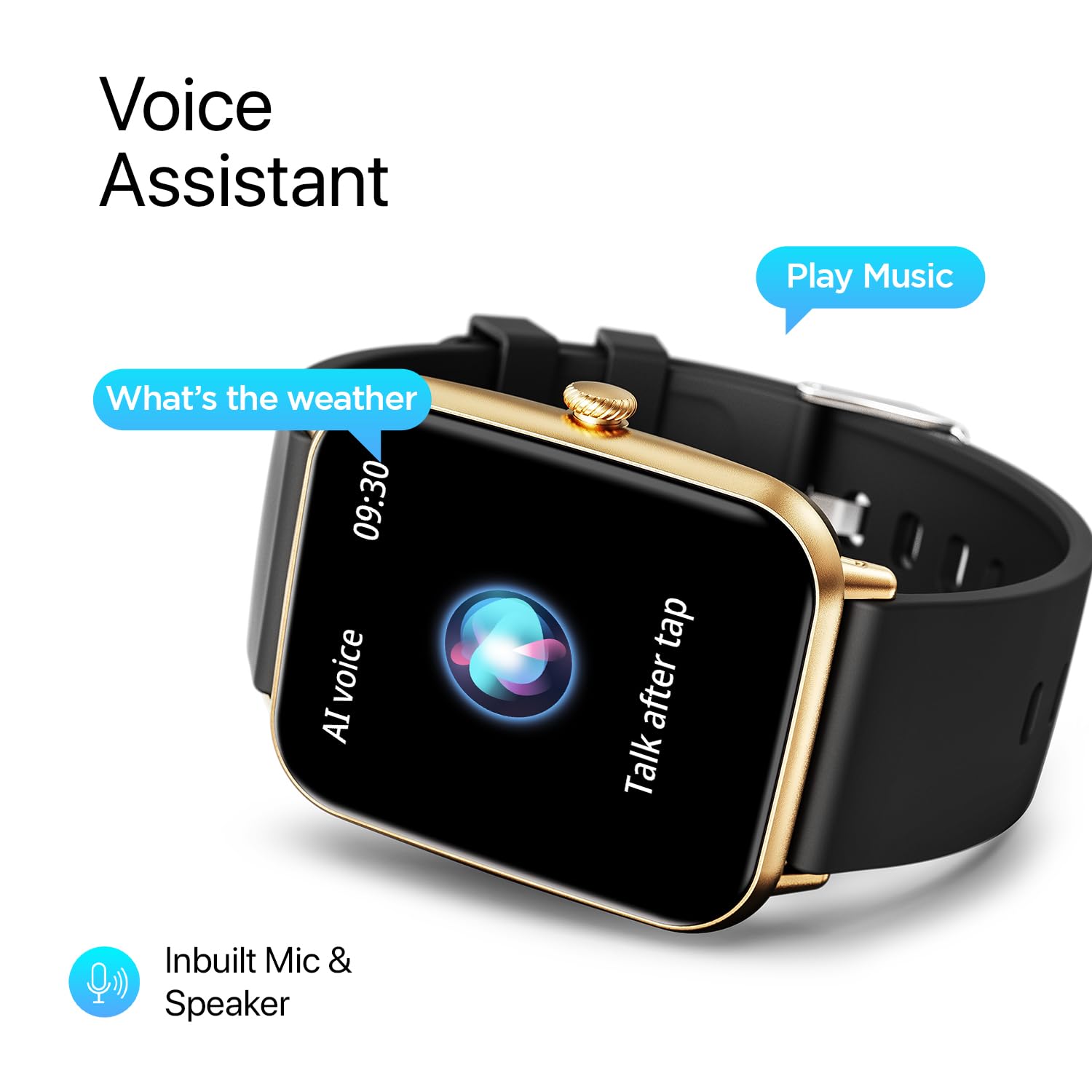 Fire-Boltt Ninja Call Pro Smart Watch Dual Chip Bluetooth Chiamate, display da 1,7 pollici, Assistenza vocale AI con 100 modalità sportive, con SpO2 e monitoraggio della frequenza cardiaca