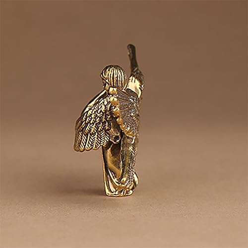 Miniatura 4 de Estatua y figuras de ángel de bebé rezando, lindas alas de resina conmemorativa, escultura de querubines, decoración del hogar para sala de estar,