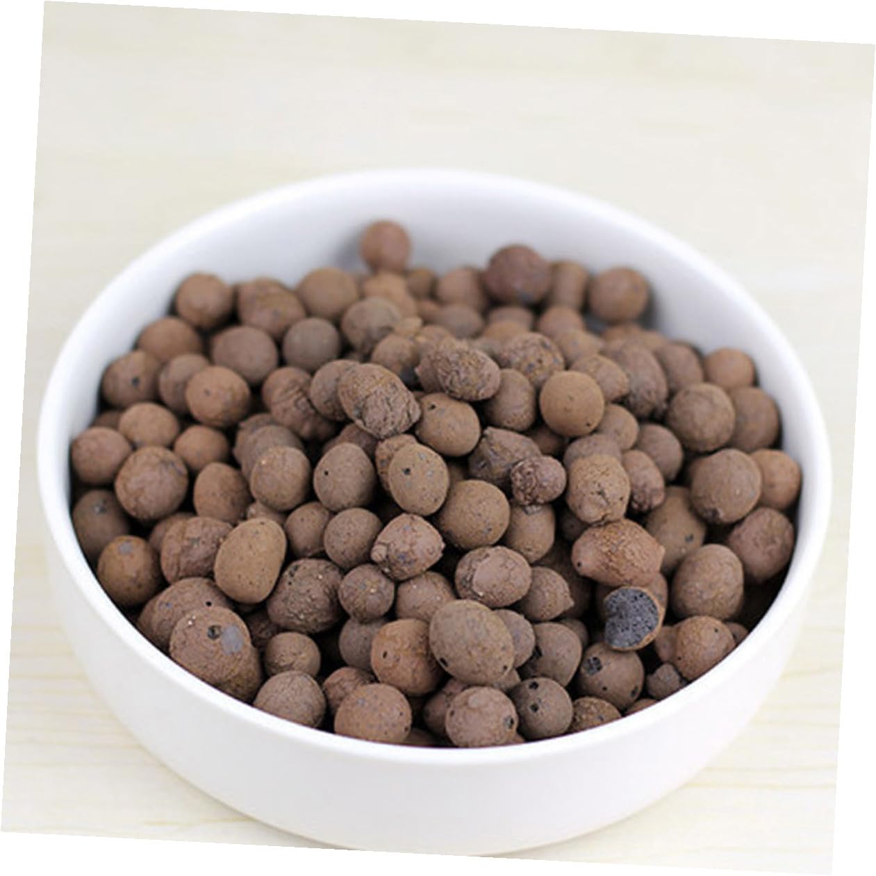 COLLBATH Ceramsita de Drenaje Absorbente y Transpirable para Jardinería Arcilla Expandida 05-1 CM 1 Kg para Cultivo y Decoración de Macetas Mejora Ventilación y Retención de Agua