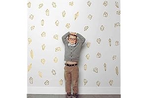 Geometric Wall Decals: Transform Your Space with 50 Vibrant Gems and Shapes