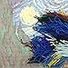 Starry Night by Vincent Van Gogh. Needlepoint Kit. Throw Pillow 16×16 Inches. Printed Tapestry Canvas, European Quality