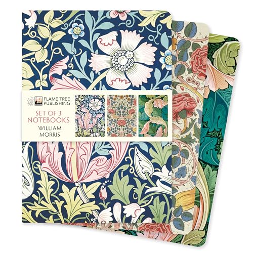 William Morris Set of 3 Standard Notebooks (Standard Notebook Collection)