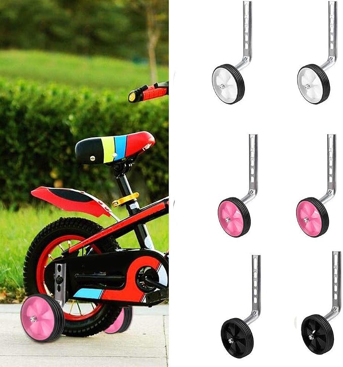 Ruedas de entrenamiento para bicicleta 10-20 pulg. 2 unidades miniatura 2