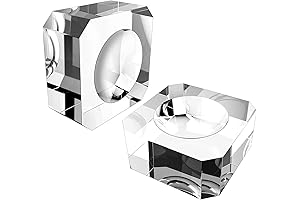 SATINIOR 2 Pack Sphere Display Stand – Crystal Ball Holder Base
