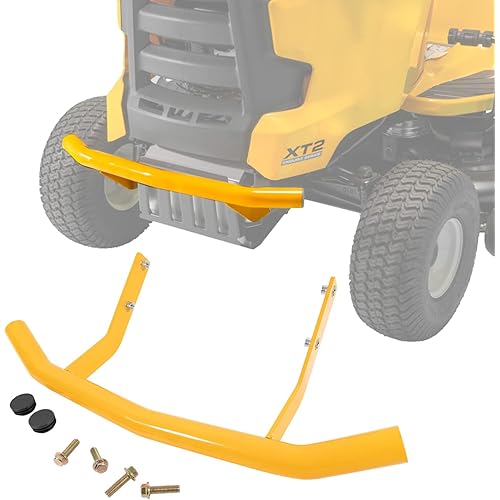 19A30020100 Heavy-Duty Yellow Front Bumper Kit Compatible with GT XT1 XT2 50 GX54 ST54 LX54 LX50, Replacement Tractor Bumper, Part Number: 683-05155-4021